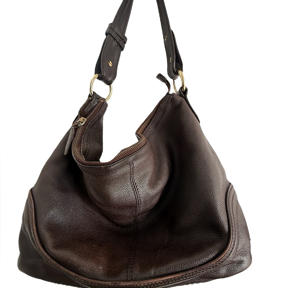LK Bennett Brown Leather Hobo Shoulder Bag – Classic & Chic